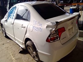 2008 CIVIC, WHITE, LX, 1.8L, AT,  A25051